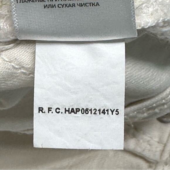 NWT | RE/DONE | 90s Low Slung Shorts | Vintage White | Size 29 - Picture 9 of 16